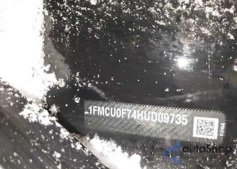 2017 Ford Escape S z USA, uszkodzony, nr VIN 1FMCU0F74HUD09735